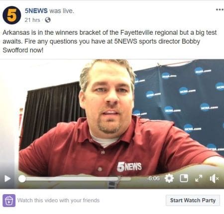 bobby facebook live