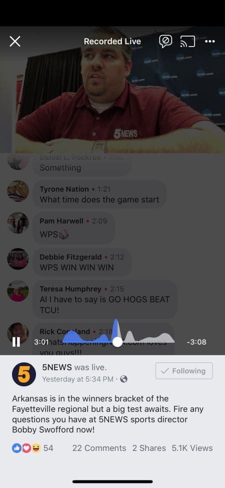 facebook live analytics